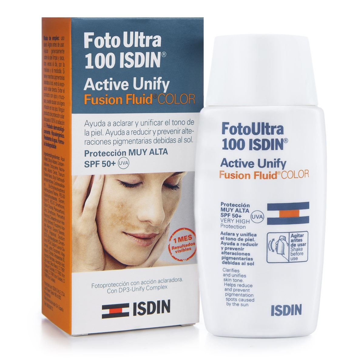 FOTOPROTECTOR FOTOULTRA 100 ACTIVE UNIFY COLOR 50+ 50 ML