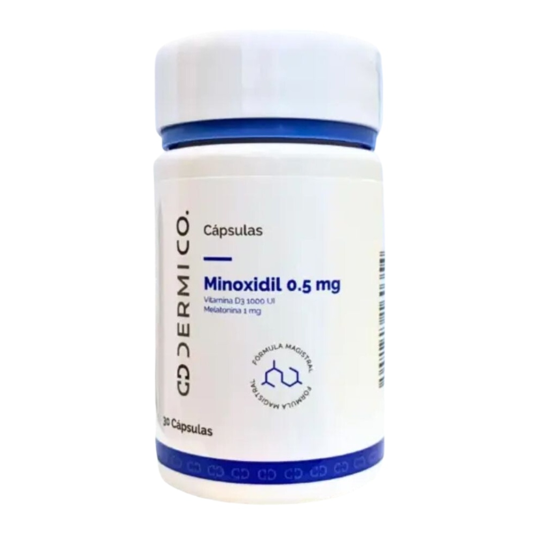 DERMICO MINOXIDIL 0.5 MG 30 CAPSULAS